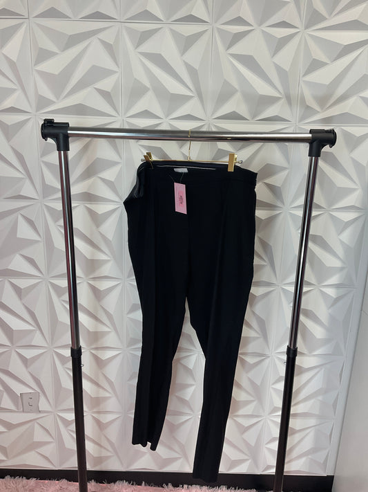 9/12 Lady Yessica Black Pants Sz 16