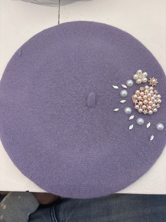 Lady Classy Beret- Lavender