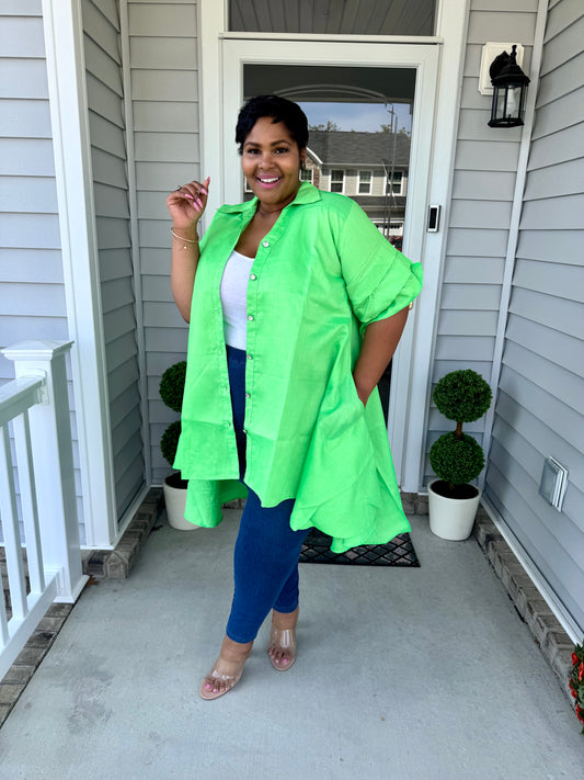 Lady Grace Dress|Lime