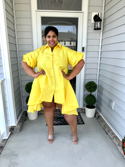 Lady Grace Dress|Yellow