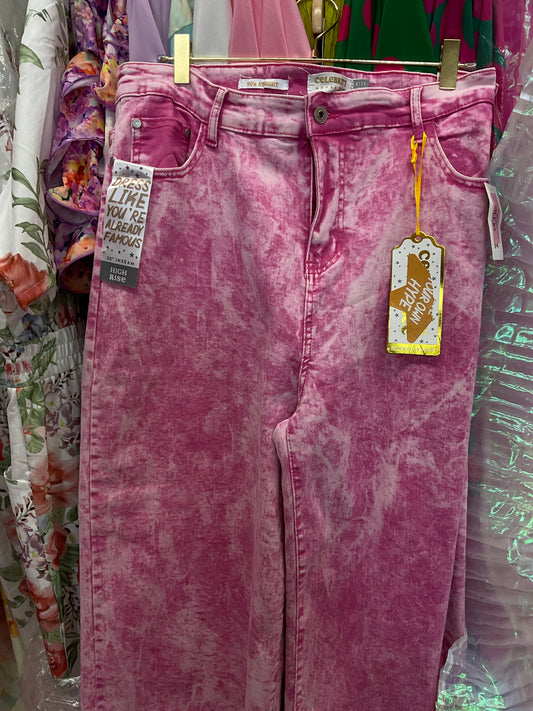4/3 Lady Denim Stone Washed  Pink 22