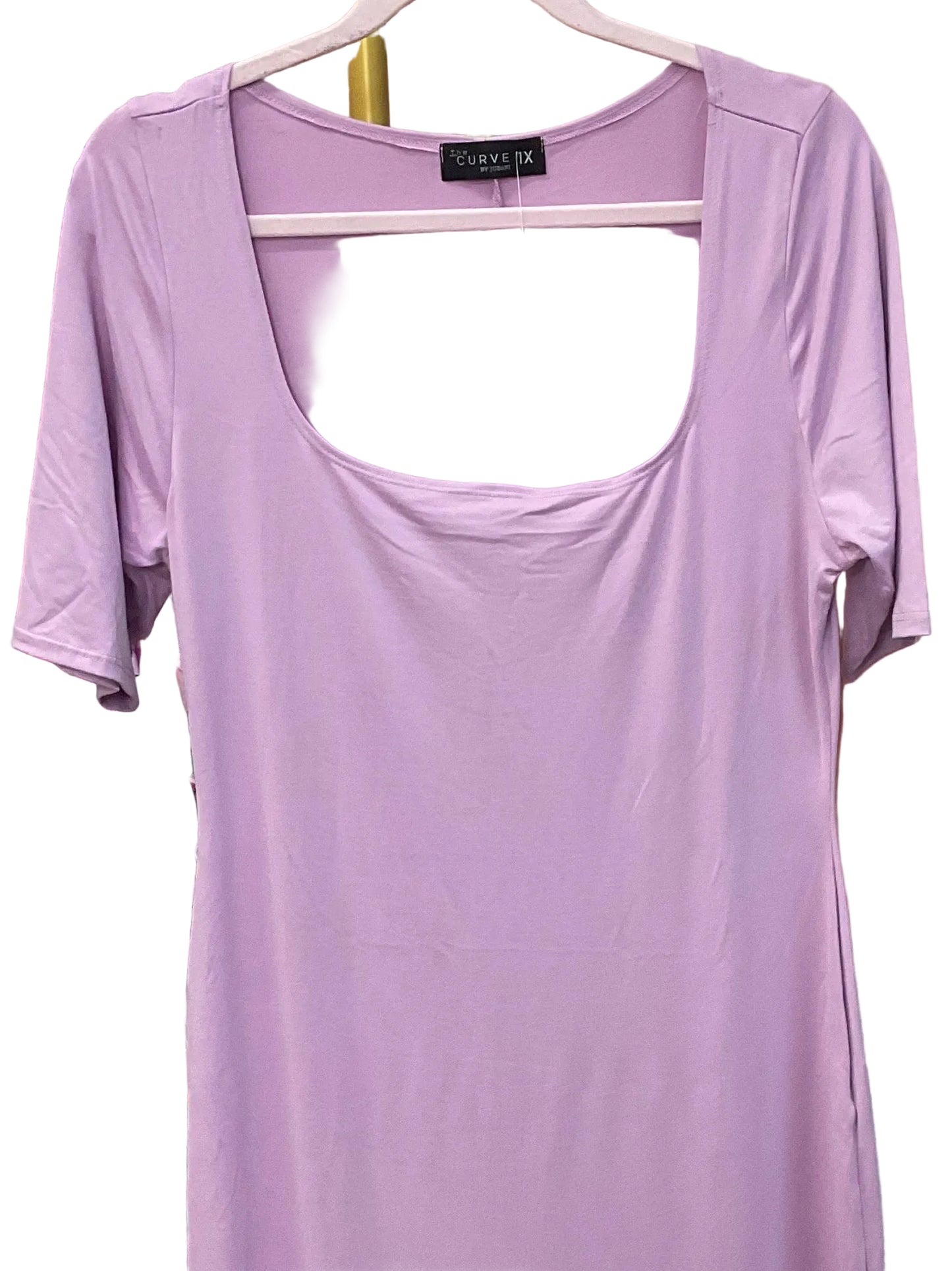 Lady Curve Purple Maxi Dress