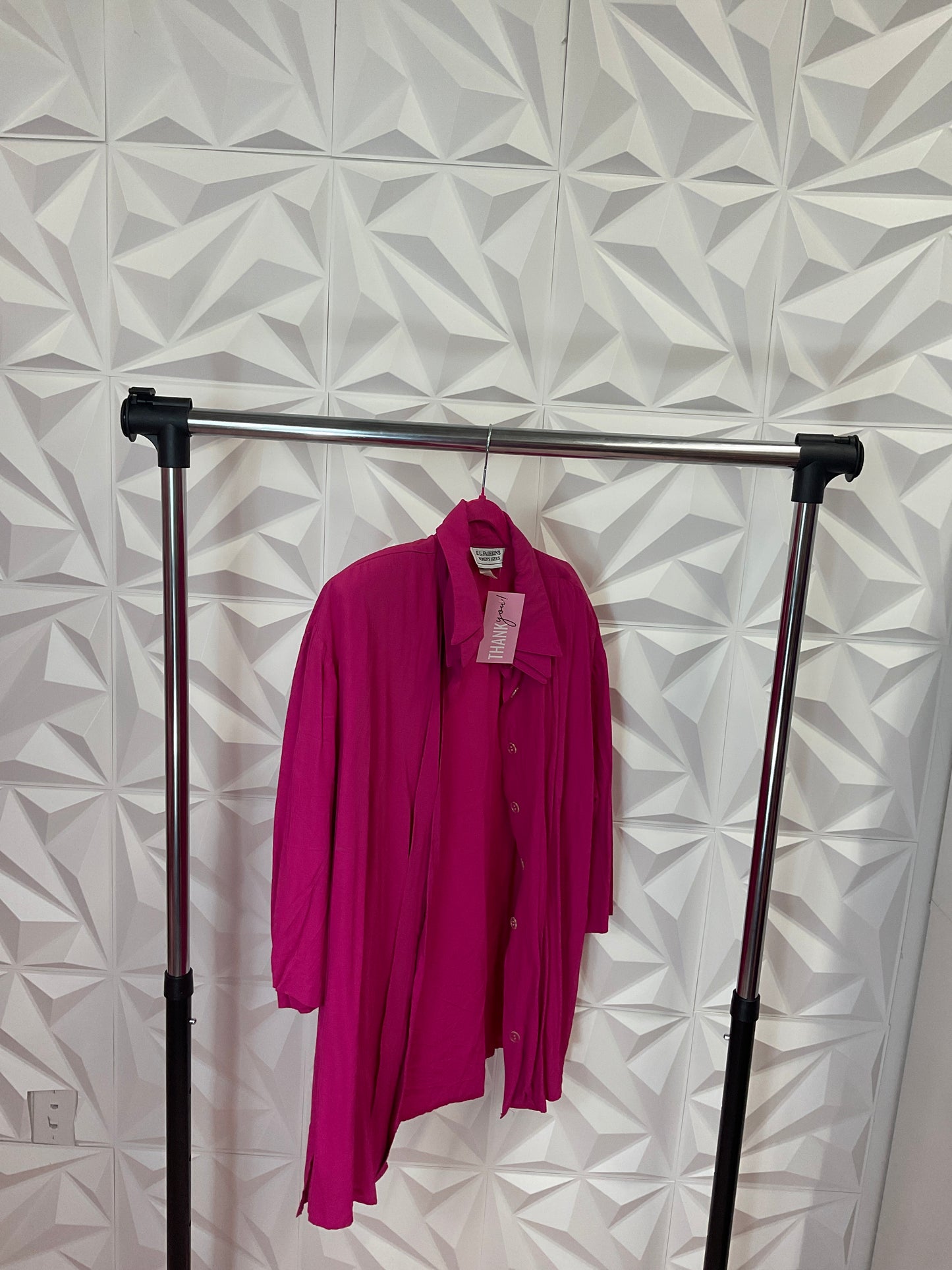 10/2 LADY  S. L VINTAGE BUTTON UP TOP SZ 2X