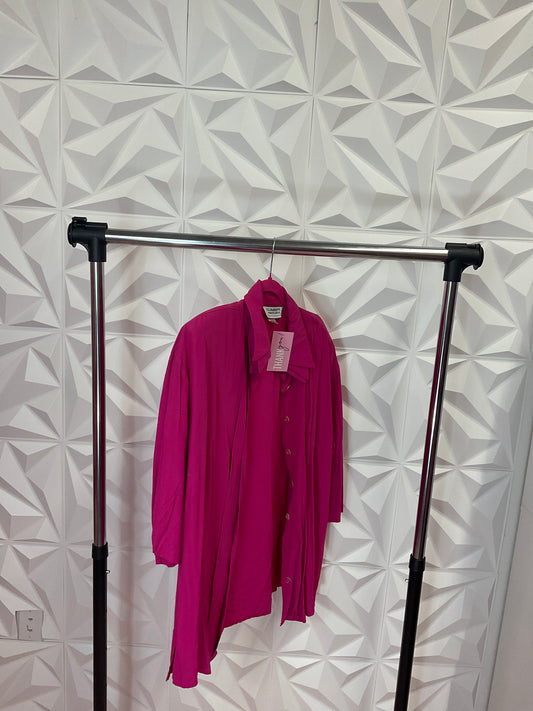 10/2 LADY  S. L VINTAGE BUTTON UP TOP SZ 2X