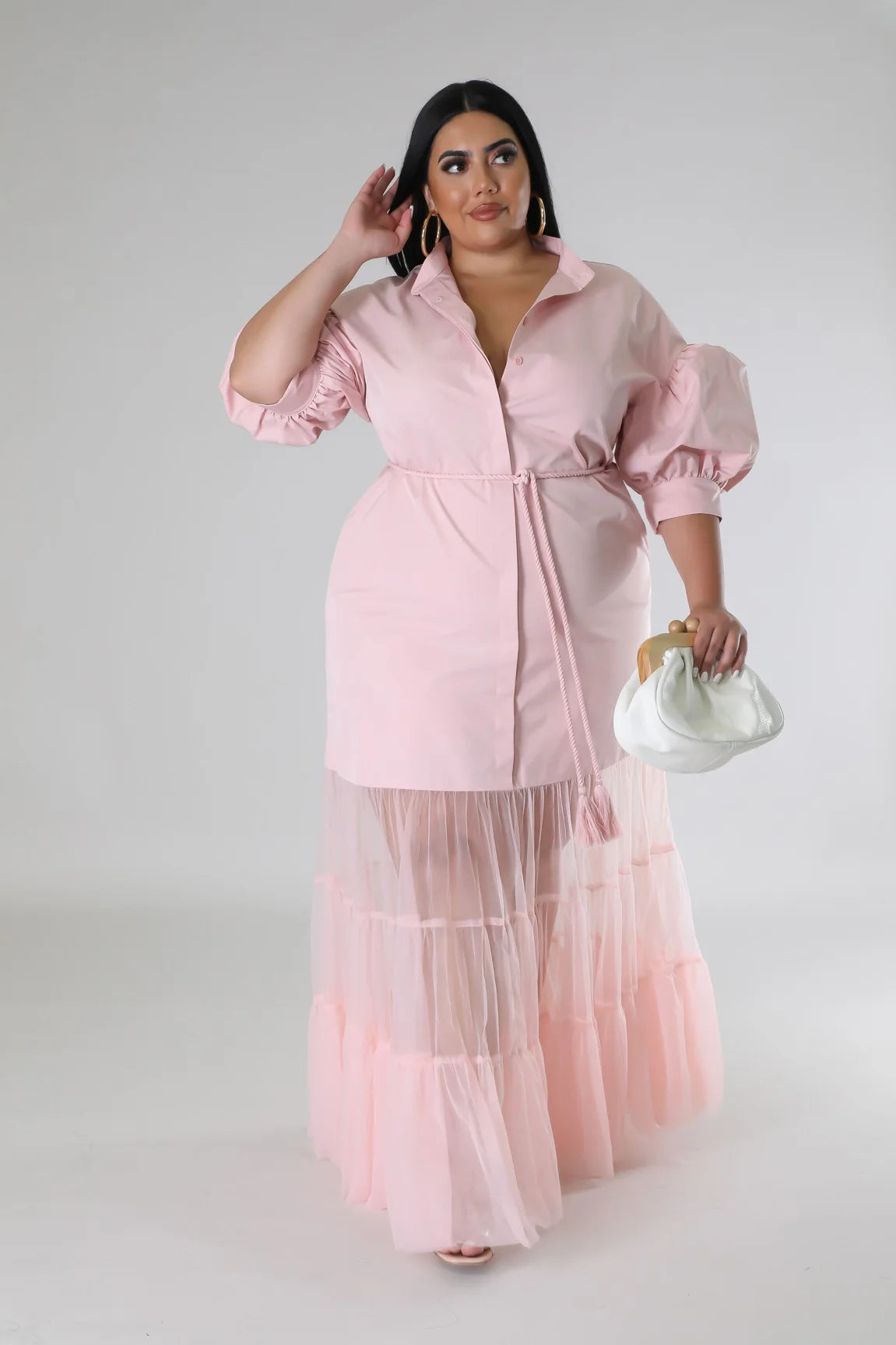 Be A Lady Dress | Blush  Pink Lady Pearls Boutique