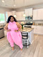 Lady Pink Centric Jumpsuit Dress