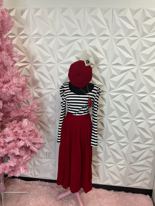 10/14 Lady Black White Bodysuit Sz L/XL