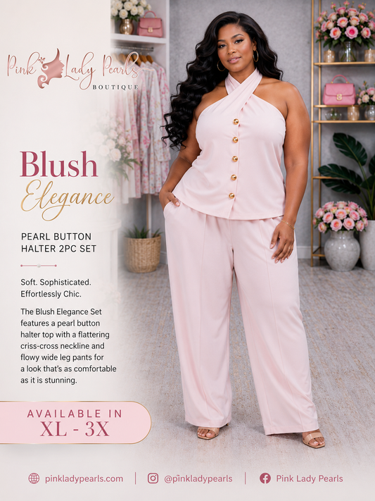 Blush Elegance Cris Cross Set