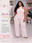 Blush Elegance Cris Cross Set