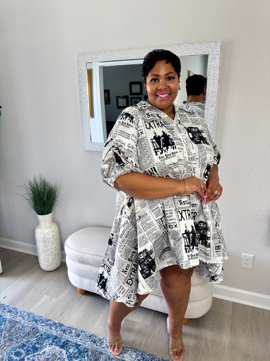 Lady Grace Dress|Newspaper