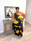 Lady Classy in Flowers Dress
