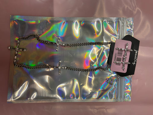 12/28 Lady Silver Cross Set
