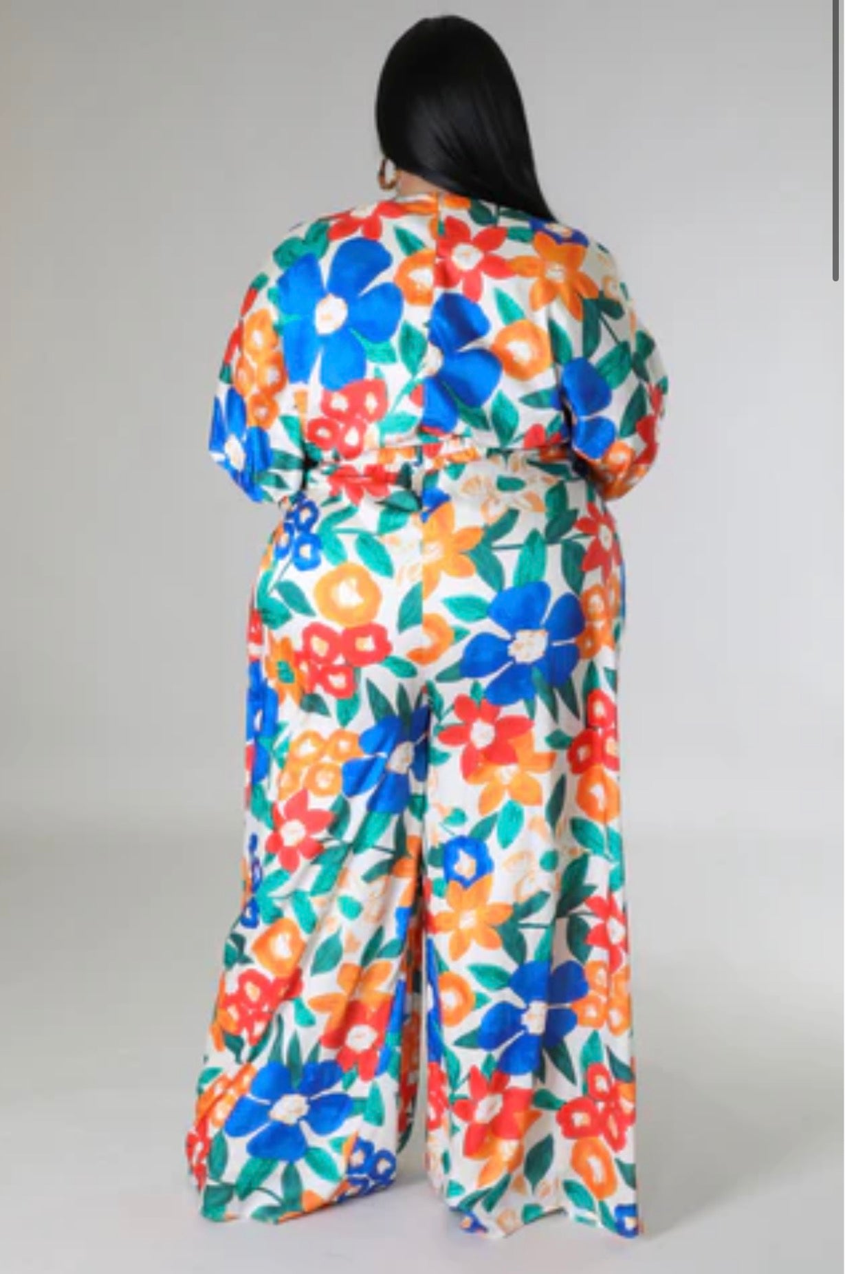 Curves in Bloom Jumpsuit