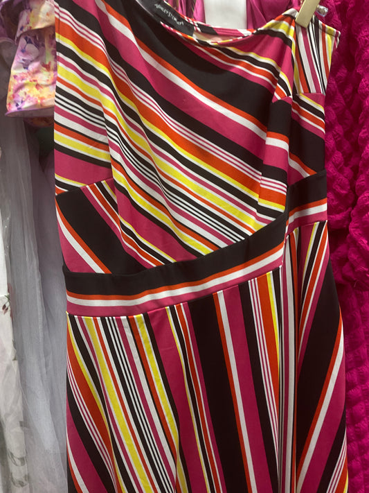 4/21 Lady AS Striped Off the Shoulder Dress