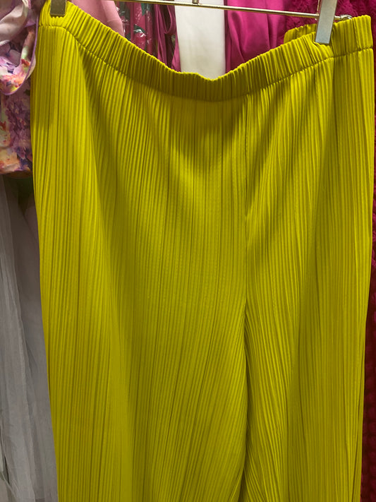 4/21 Lady Olive Pleated Pants sz 3x