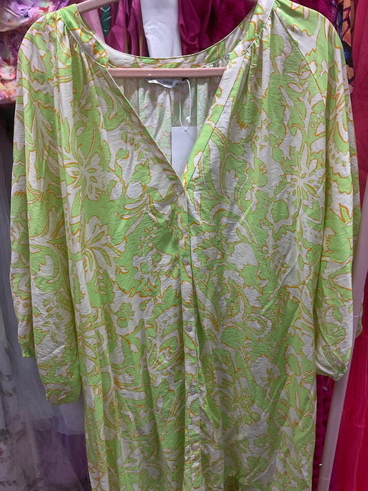 4/21 Lady Green In Spring Dress sz 3x
