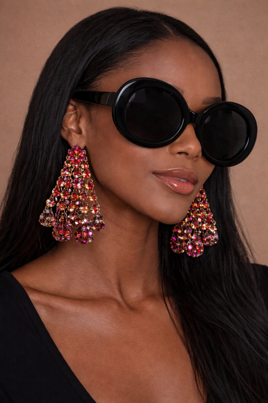 Black Lady Round Shades
