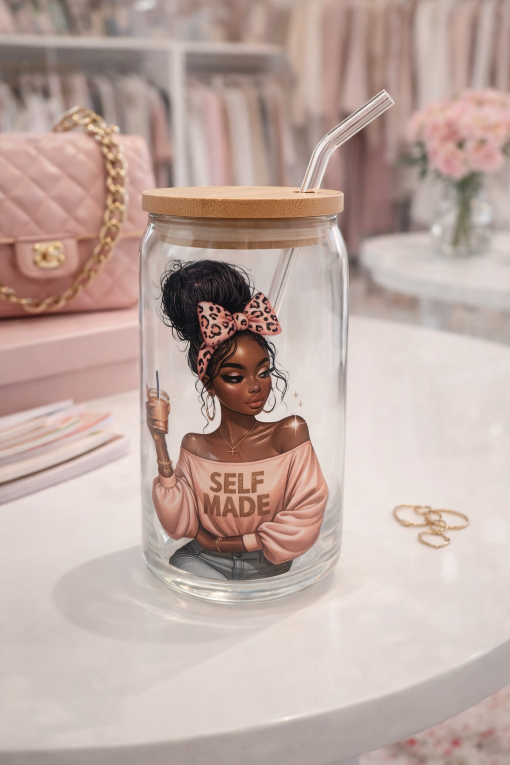 Lady Sip in Style Glass| Self Made