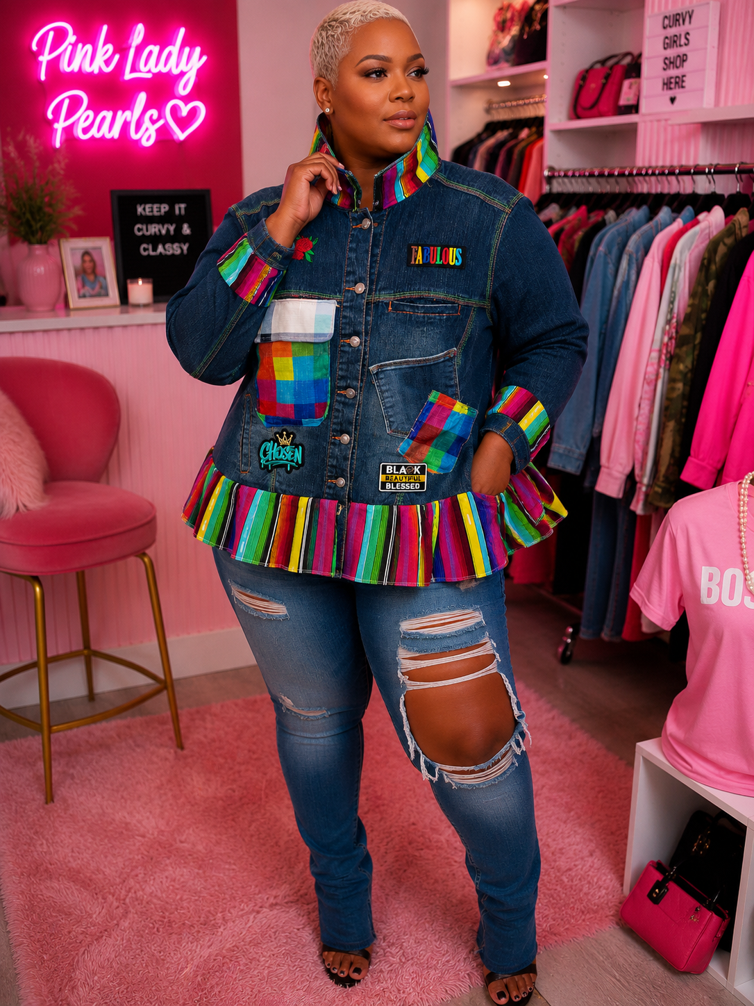 Lady Teacher with Flair Jacket