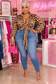 LADY BROWN CHEETAH TOP
