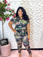 Lady Stylish in Camo Set