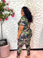 Lady Stylish in Camo Set