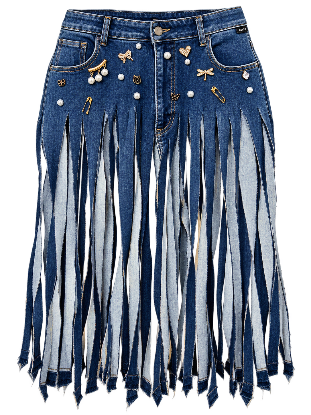 Lady Custom Fringe Skirt