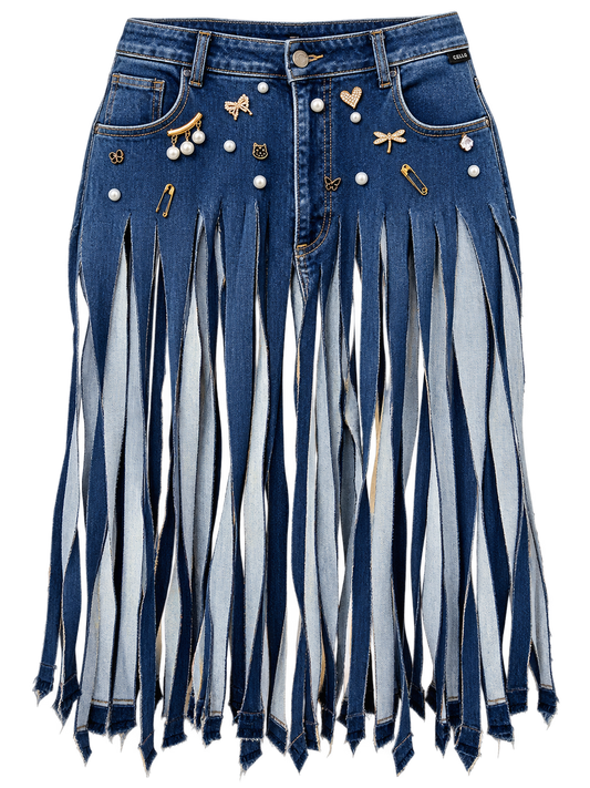 Lady Custom Fringe Skirt