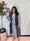 Lady Black Sheer Overlay Vest