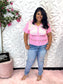 Lady Pink Lace Crochet Top