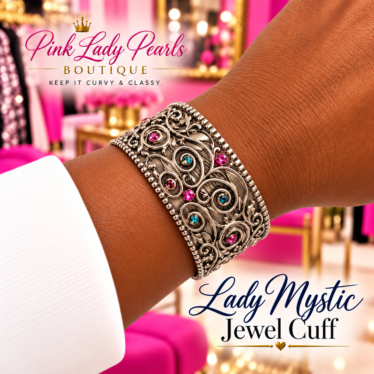 Lady Mystic Jewel Cuff