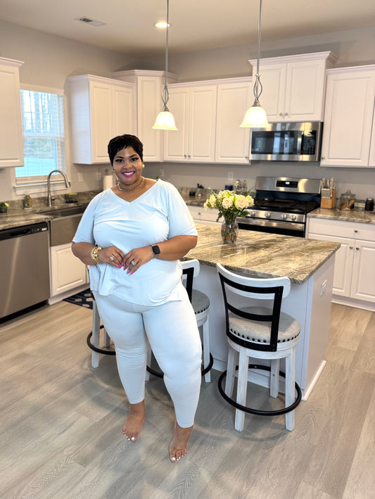Lady Lounge Set|Light Cement